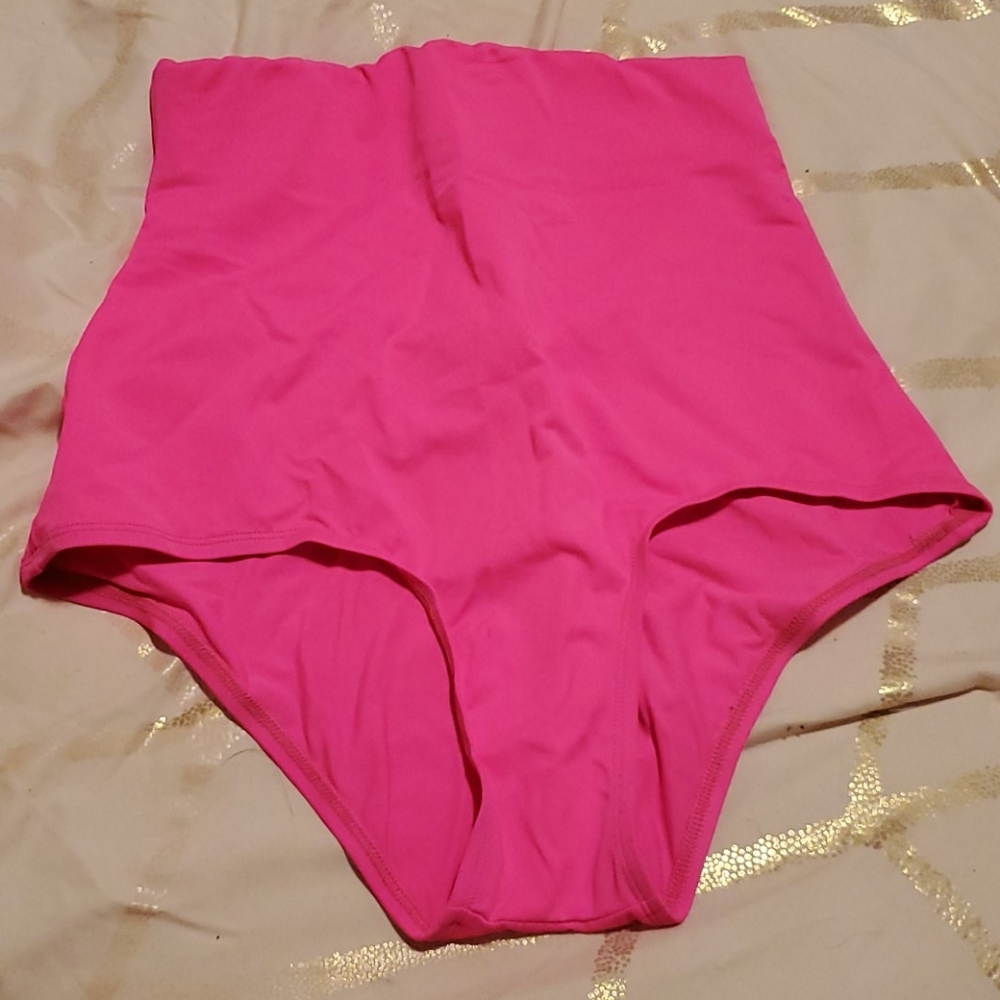 High waisted bikini bottom